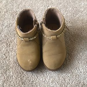 Wonder Nation Faux Suede Toddler Booties